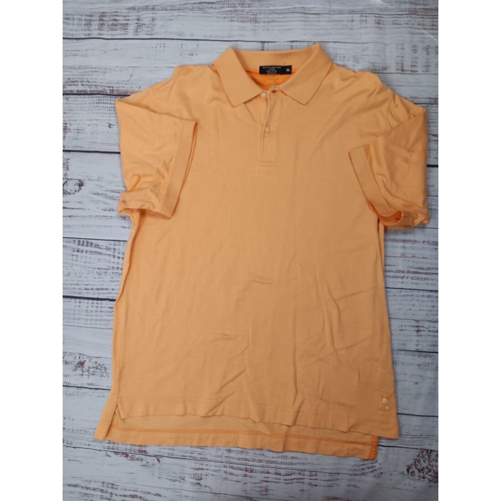 Johnnie Walker Polo Shirt Men’s X-Large Orange Short Sleeve 100% Cotton